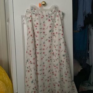 Small floral spring skirt